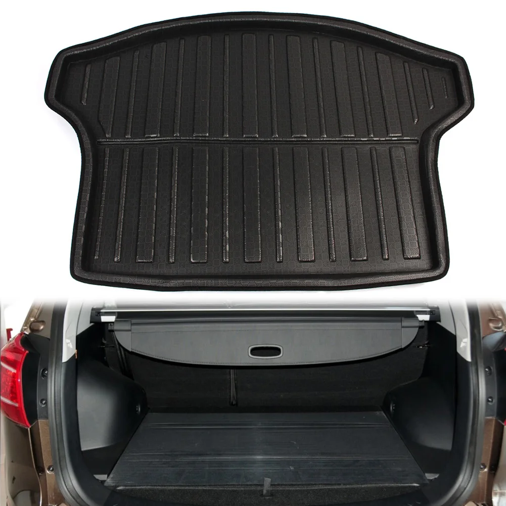 Car Rear Trunk Boot Mat Floor Tray Carpet Mud TPR Protector Cover For Kia Sportage R 2011 2012 2013 2014 2015