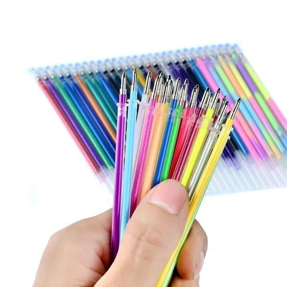 24 Colors Watercolor Gel Pen Replacement Supplies for Office and School, Each Pen Contains 5ml of Vibrant Ink