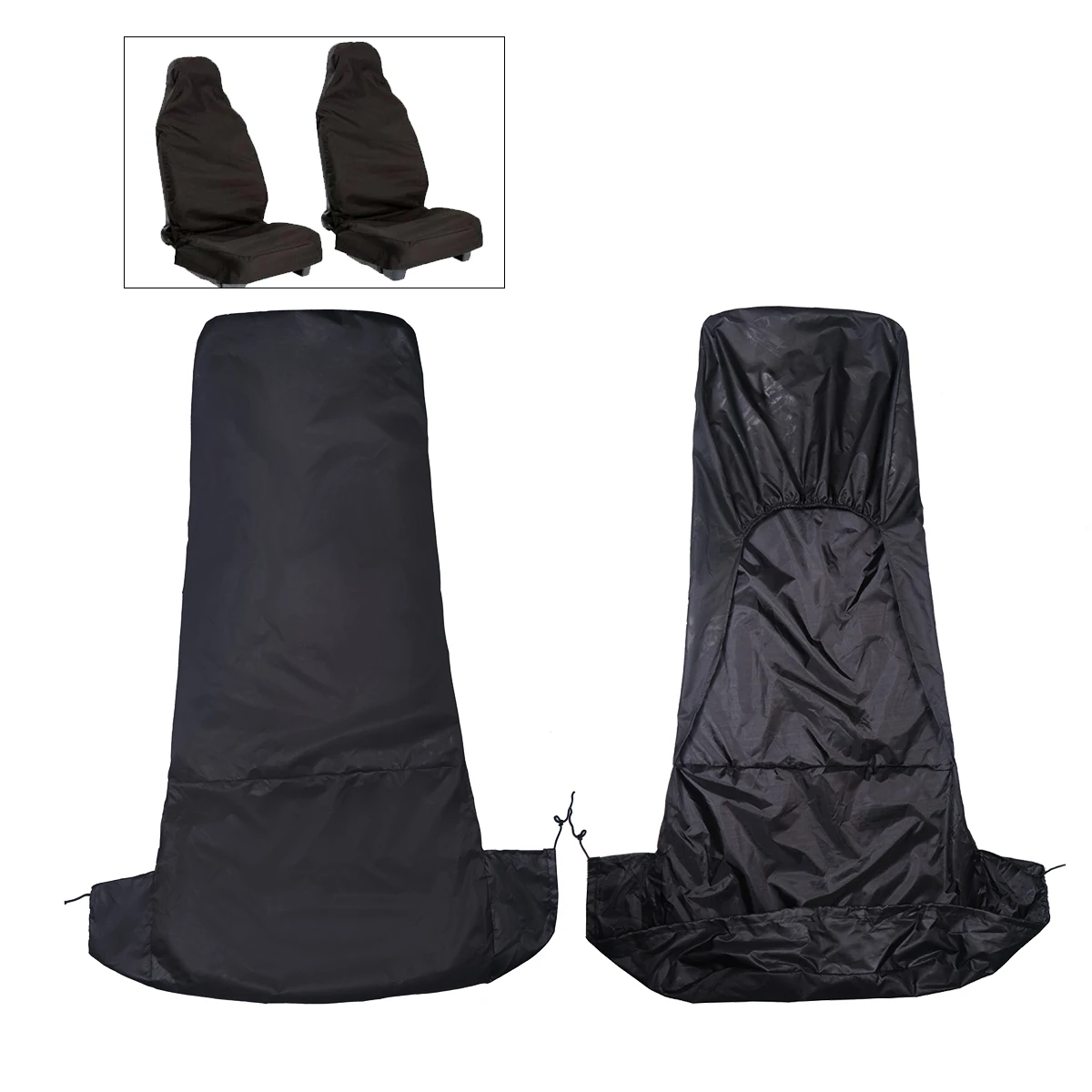 

2PCS Car Seat Cover Premium Material Long-lasting Universal Auto Protector Washable Dust Proof Seat Protection