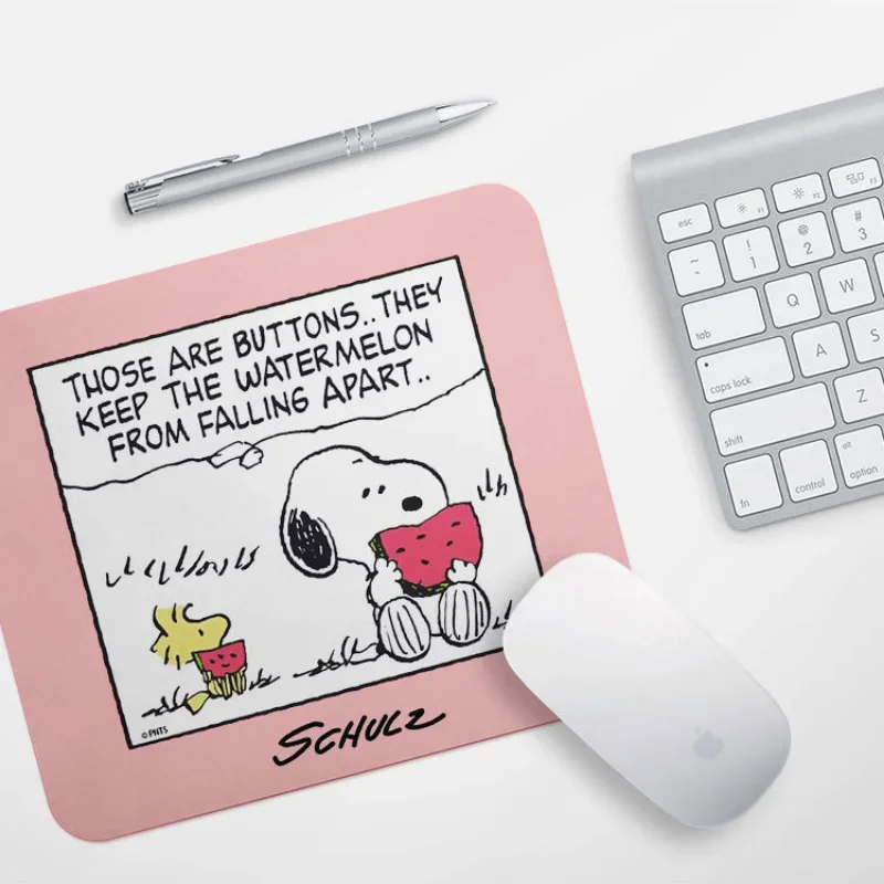 Snoopy Anti-slip Mouse Pad Universal Leather Gaming Mice Mat New Desk Cushion Fashion Comfortable for Laptop PC MacBook 200x200