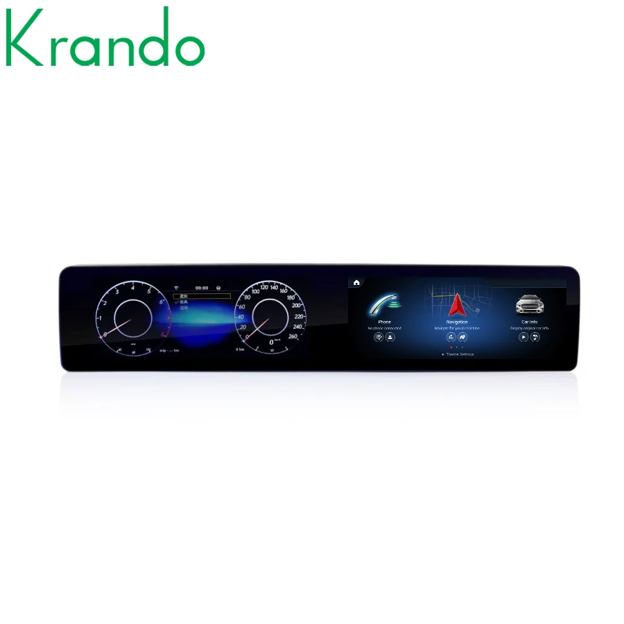 Krando 24,6-дюймовый Carplay Android Auto радио для Mercedes Benz E W213 E260 E300 E350 2017-2019 GPS-навигация CarPlay Экранная головка