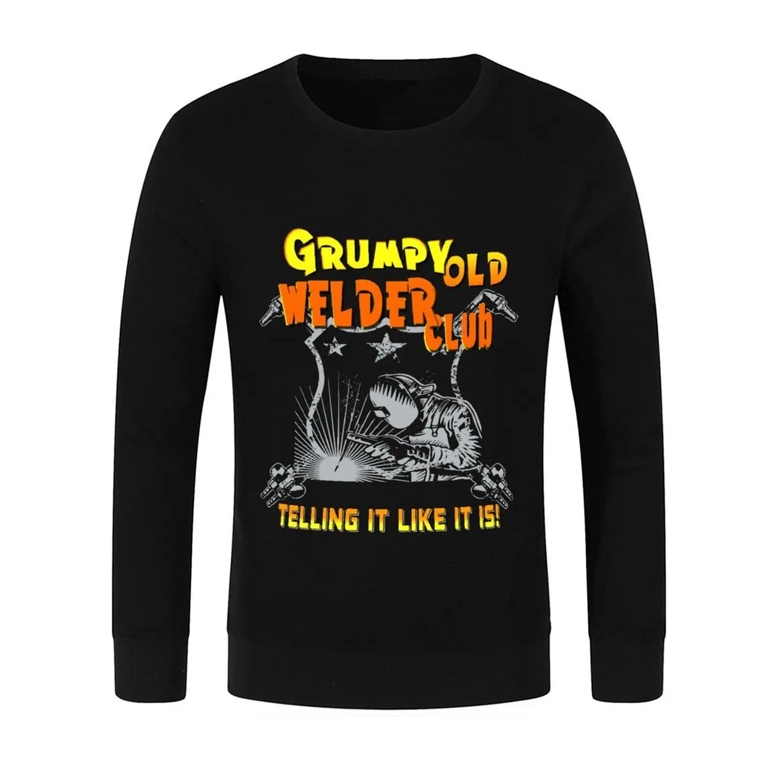 Grumpy Old Welding Club Welding Shirt Proud Welder Gift Welder Brands Apparel Pullover male clothes sweatshirts men