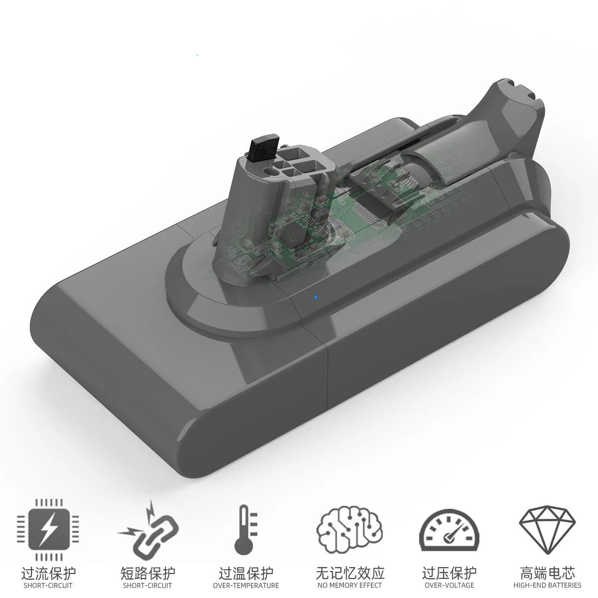 Imagem -03 - Bateria para Dyson V11 V15 25.2v