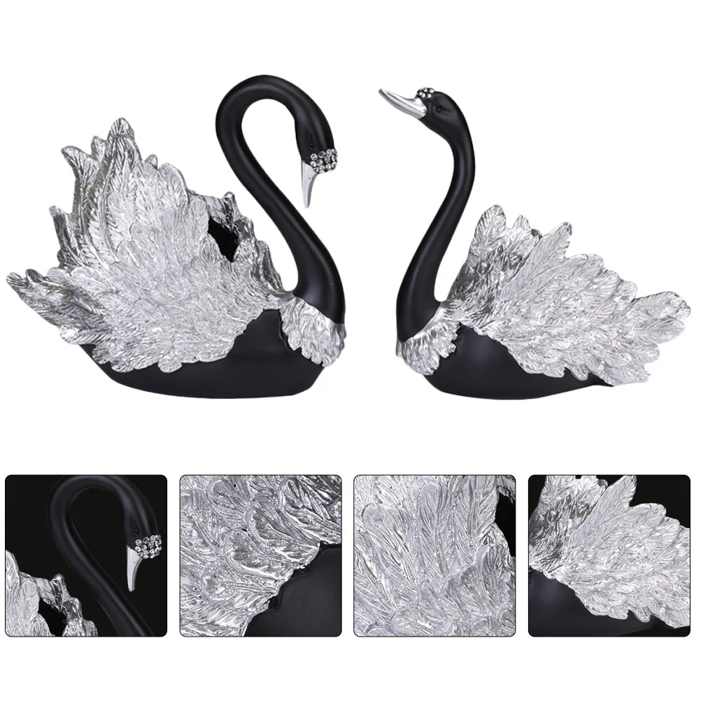 

Swan Ornaments Lover Figurines Couples Statue Figure Home Decor Decorations Sculpture Lovers