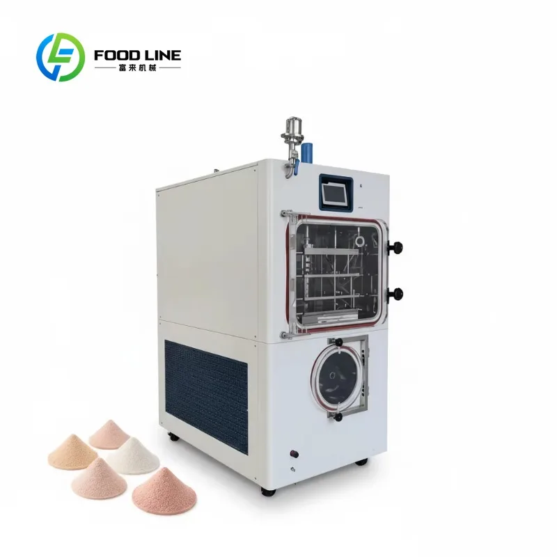 Food Industry Herb Cosmetic Pilot Probiotics Peptide Serum Liquid Pilot Vacuum Lyophilizer Freeze Dryer FL Customized Wholesale