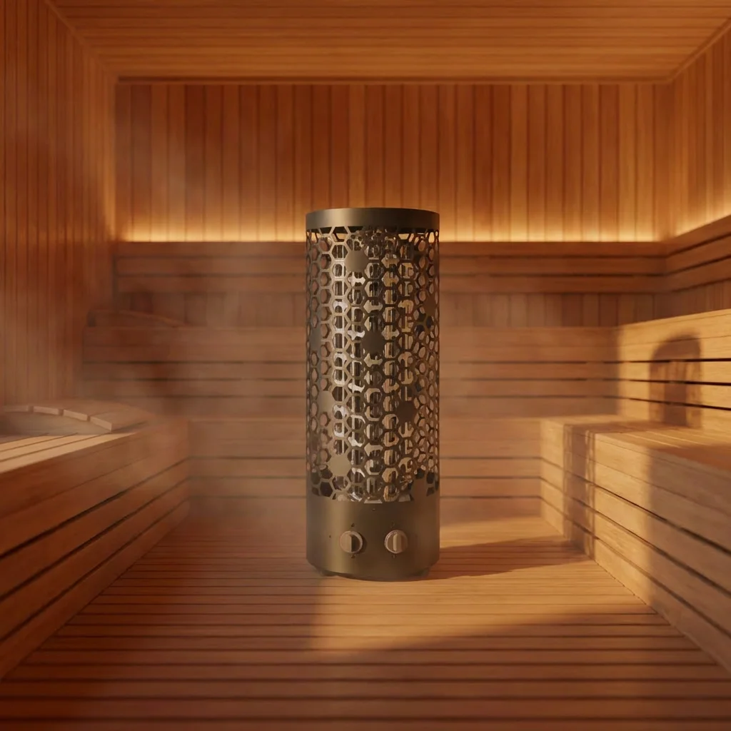 6KW Freestanding Electric Sauna Heater Built‑in Control Sauna Stove For Home Commercial Spa Sauna Room