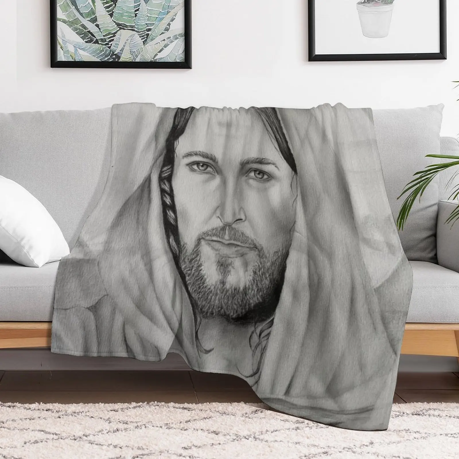 Jesus The Lord Throw Blanket