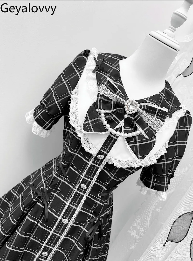

Новый осенний костюм, клетчатое платье с высокой талией и бантом на бретелях, облегающие топы с короткими рукавами и базовые шорты, комплект из двух предметов для милых девочек