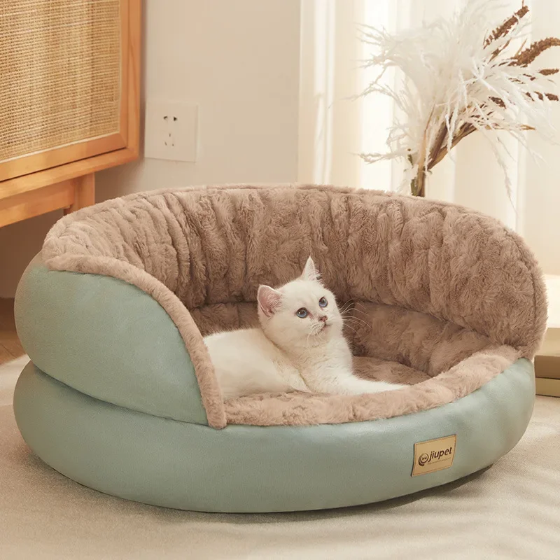 Pet Bed Four Seasons Universal Dog Sofa Bed Autumn and Winter Thickened Plus Velvet Warm Cat Nest Mat Pet Supplies Accessories