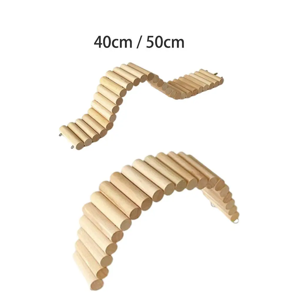 Wooden Pet Bird Hamster Climb Stair Gerbil Parrot Rat Toy