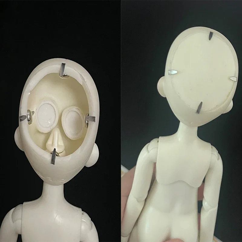 子供用メイクヘッド,女の子用化粧玩具アクセサリー,DIY,女の子へのギフト,30cm, 1:6 bjd