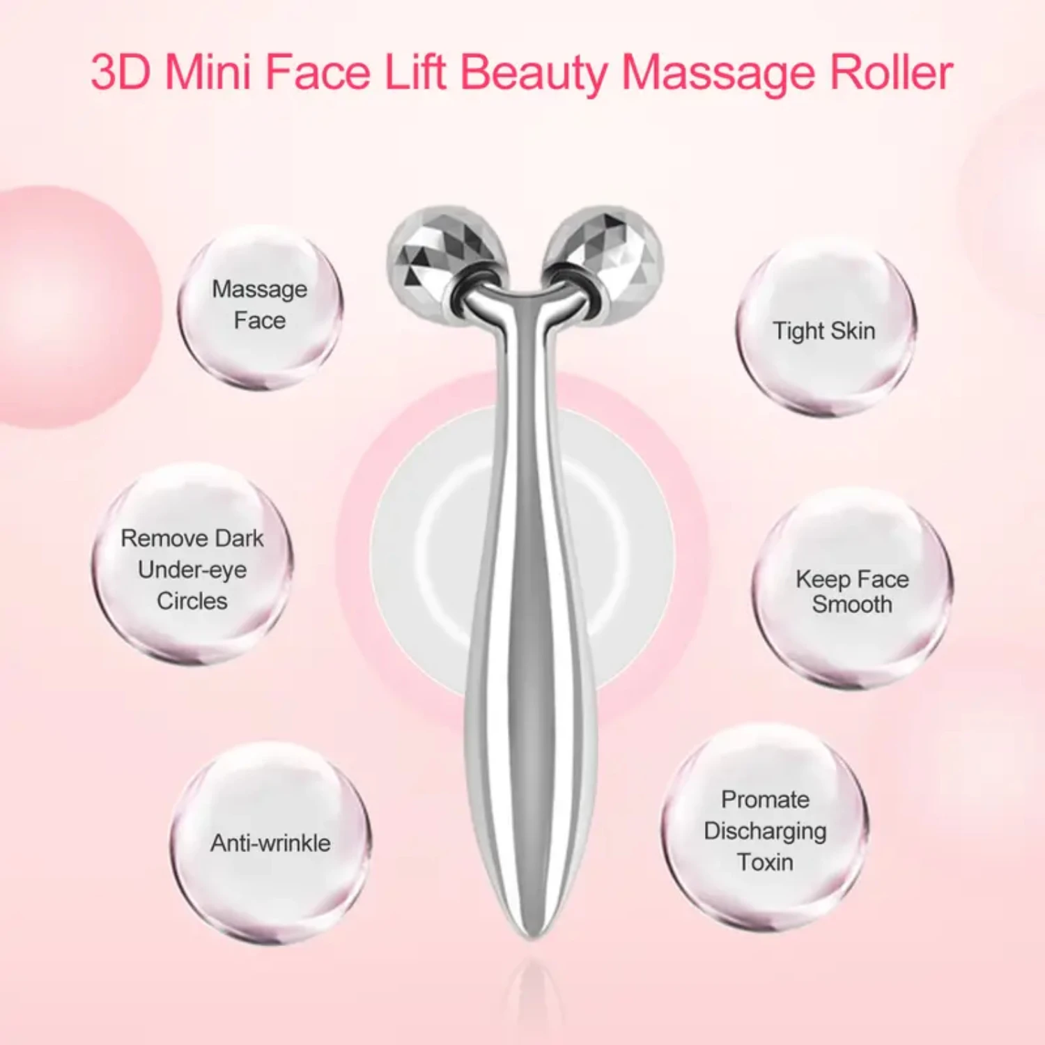 Rouleau de massage facial pour le visage, outils de soins de la peau