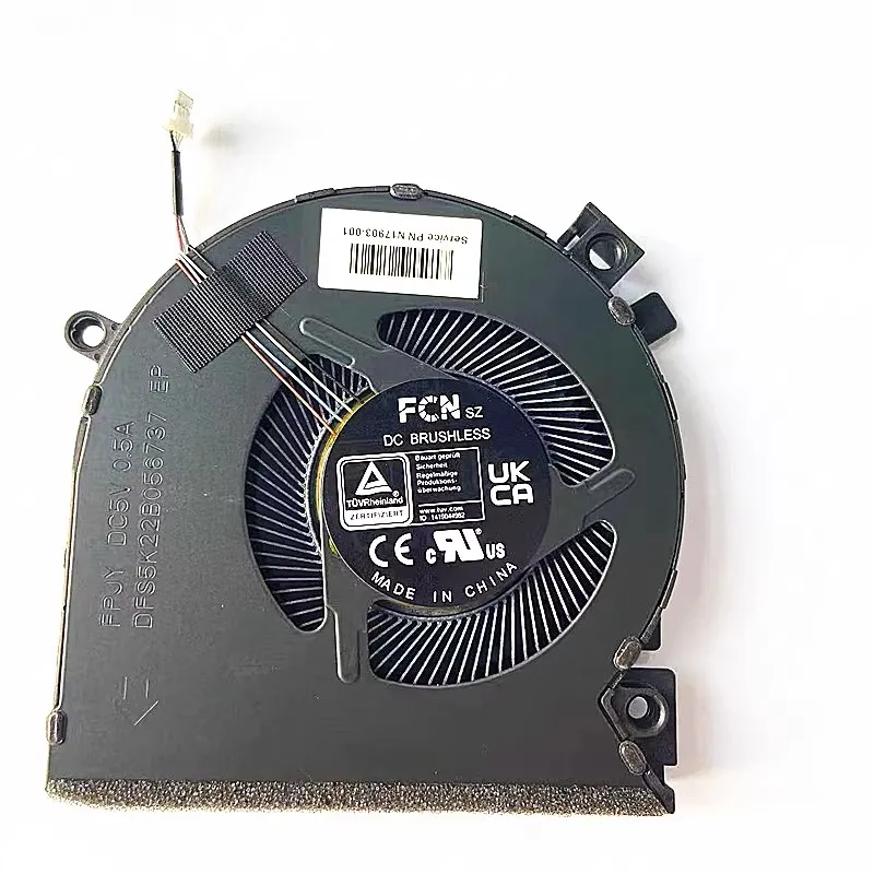 

Original NEW CPU Fan for HP 15-FA TPN-Q278 TPN-Q279 Laptop Cooling Fan