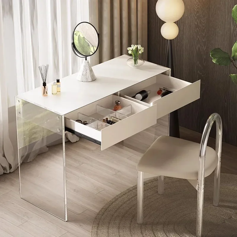 European Style Dressing Table Modern Bedroom Girls Storage Dressing Table Organizers Makeup Penteadeira Camarim Home Furniture