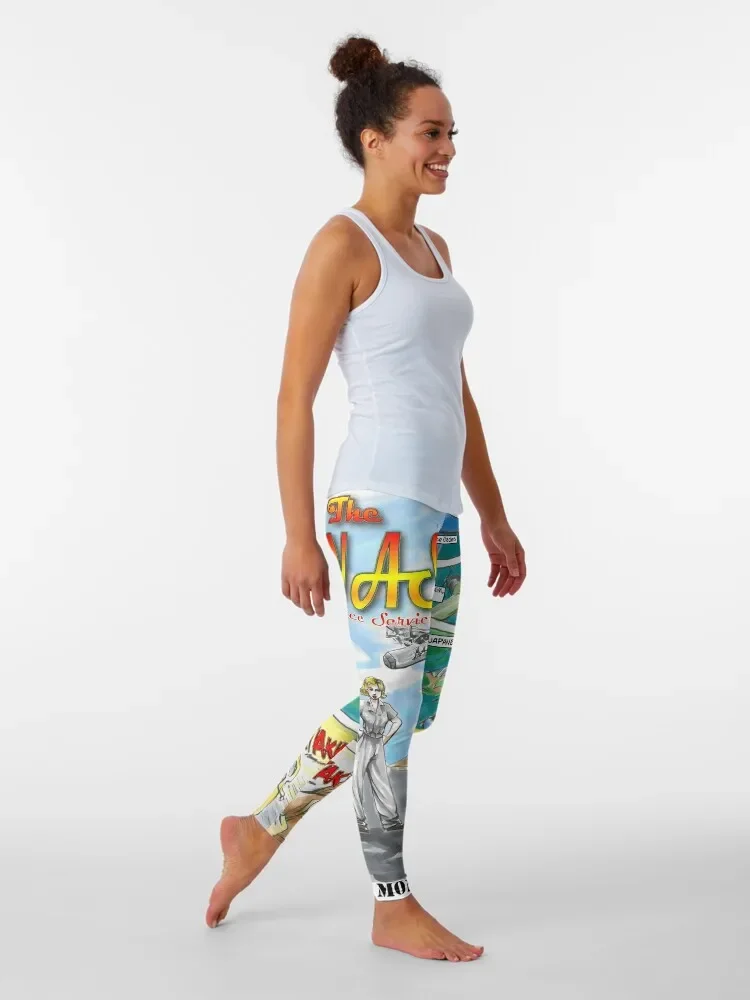 The WASP Attack on Pearl Harbor Leggings Fitness woman Women's tights sporty woman push up Womens Leggings