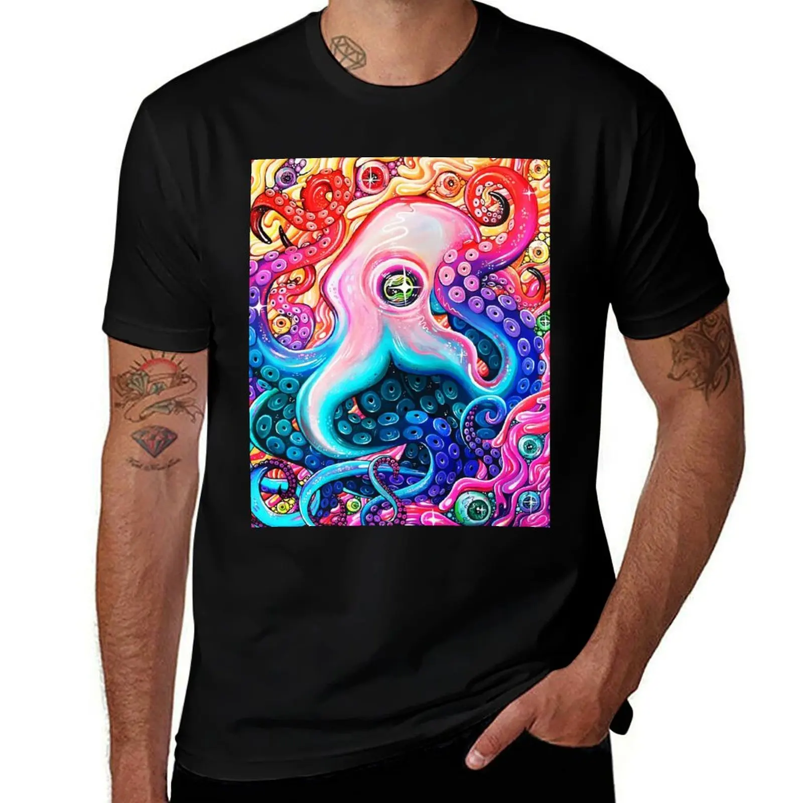 

GlitterOctopus T-Shirt graphics designer shirts plain t shirts men