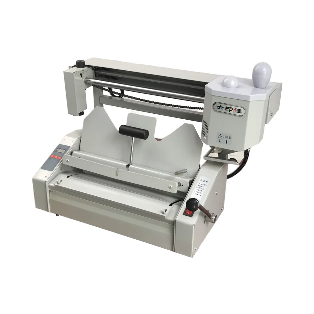 Small A4 Desktop Electric-Powered Binder Machine Manual Glue Binding for Booklets & Contracts Wireless Design