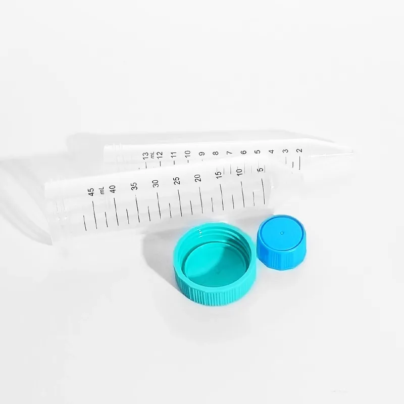 Imagem -05 - Tubo de Centrífuga com Escala Tampa Macaron Fundo de Cone Estéril de Amostragem Ferramentas Biológicas para Laboratórios Científicos 15ml 50ml