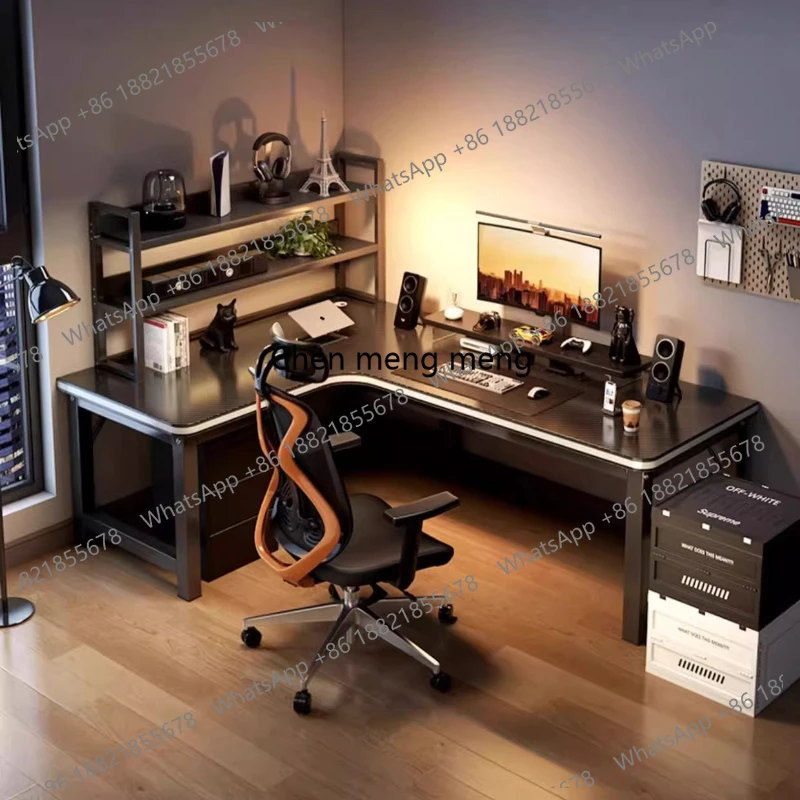 

corner Computer desk Room desks office desks and workstations l shaped desk semi enclosed study table gaming table