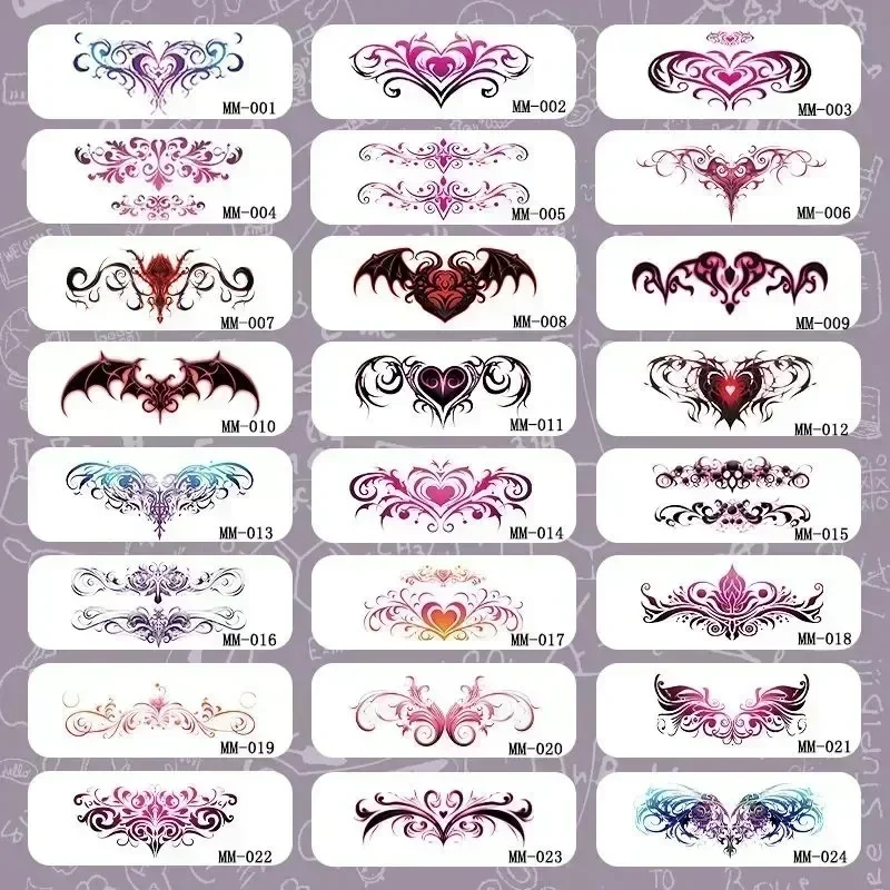 10Pcs Waterproof Tattoo Sticker Set Lasting Fake Tattoo Girl 3d Fake Sex Womb Tattoo for Woman Temporary  Abdomen섹스타투스티커 Product