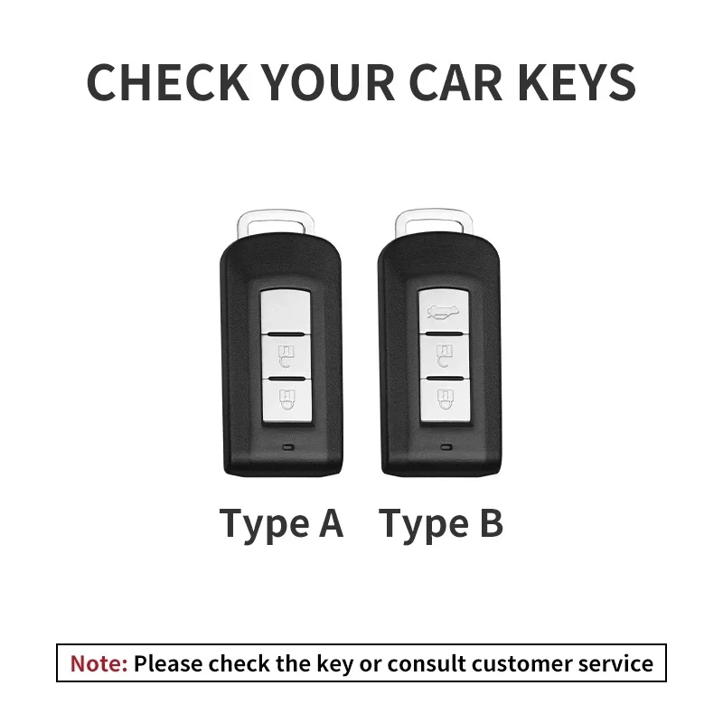 3D Leather Car Key Case Cover For Mitsubishi Xpander Outlander L200 ASX Pajero Montero Eclipse Cross Mirage Soft Lancer Sport