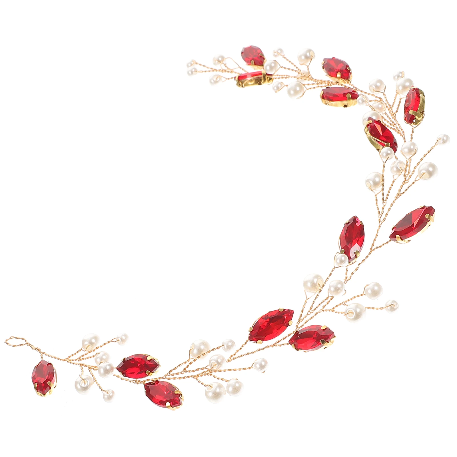 

1pcs Pearl Headband Bridal Hair Accessories Wedding Headbands Artificial Metal Bride Ornaments Hairband for Women Bright Shiny