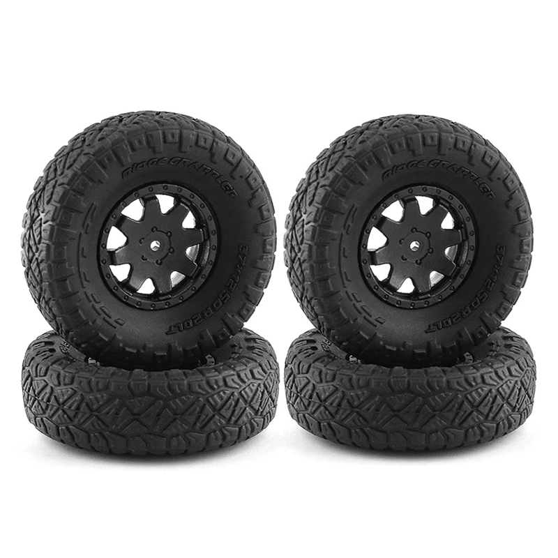 4Pcs Rubber Tire Wheel Tyre For Kyosho Mini-Z 4X4 Mini Z 4X4 RC Crawler Car Spare Parts Accessories