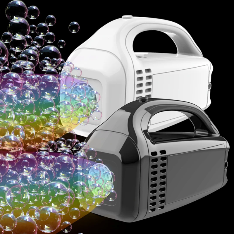 5穴ハンドヘルドバブルマシン、自動バブルガン、屋外結婚式イベント小道具、誕生日パーティーのお土産、屋外水おもちゃ