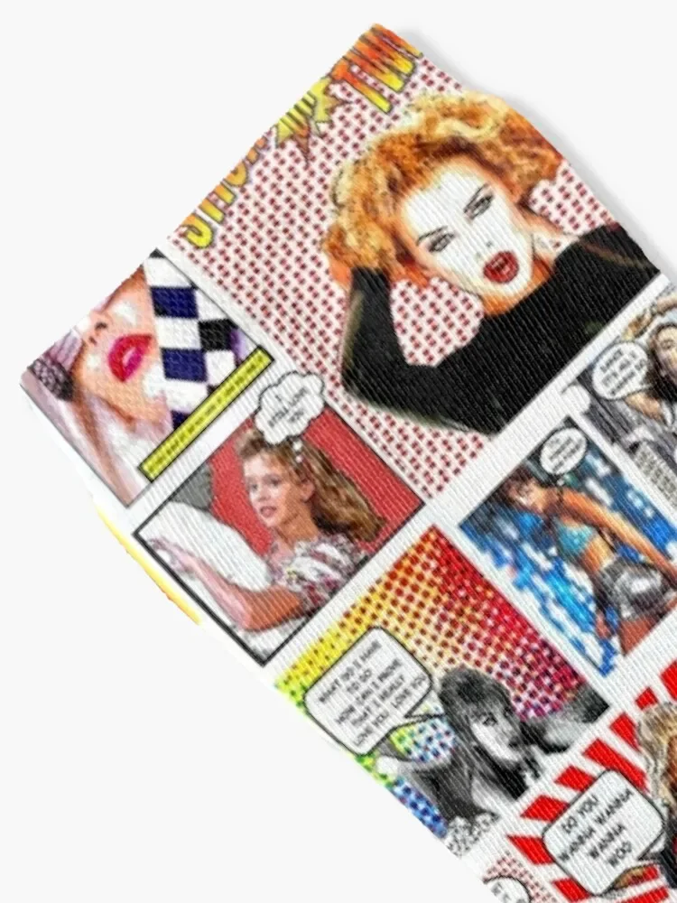 Kylie Minogue.....Even MORE POW Wow K35 Socks colored Lots Heating sock Woman Socks Men's