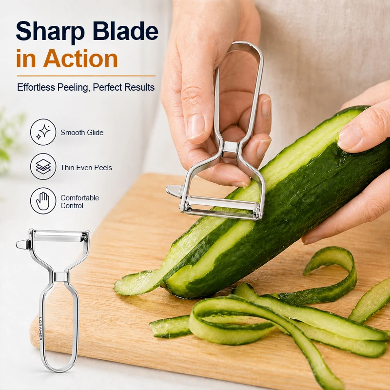 Серебристая овощечистка для фр – обзор и цена Kitchen Gadgets Cutting Tools