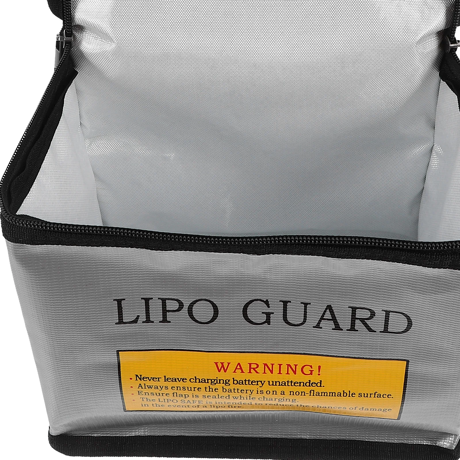 

Explosion-proof Bag Fireproof Safe Storage Silver Lightweight Portable PVC Durable Anti-impact Organizer Case