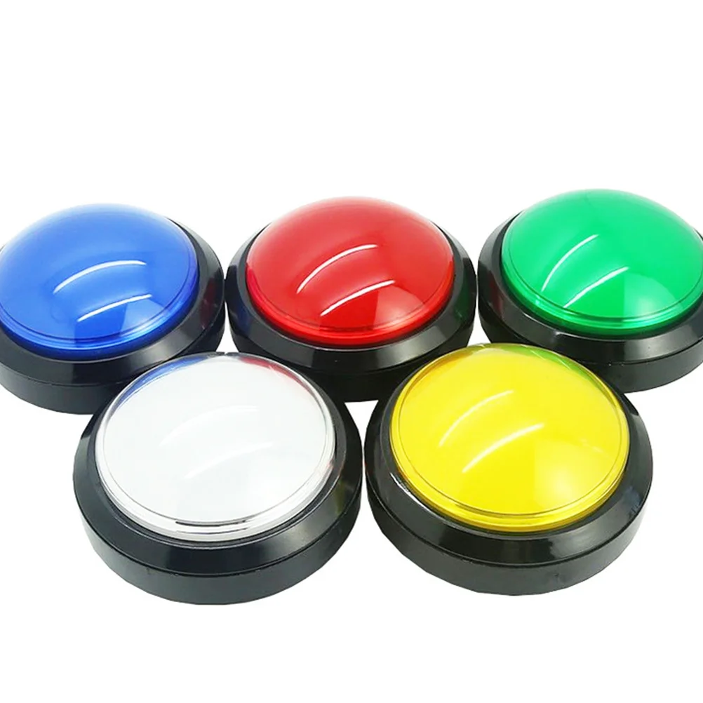 

2 шт., зуммер для игры, электронный ответчик со световой звуковой сигнализацией, красные, синие большие кнопки для соревнований в классе, цифровые