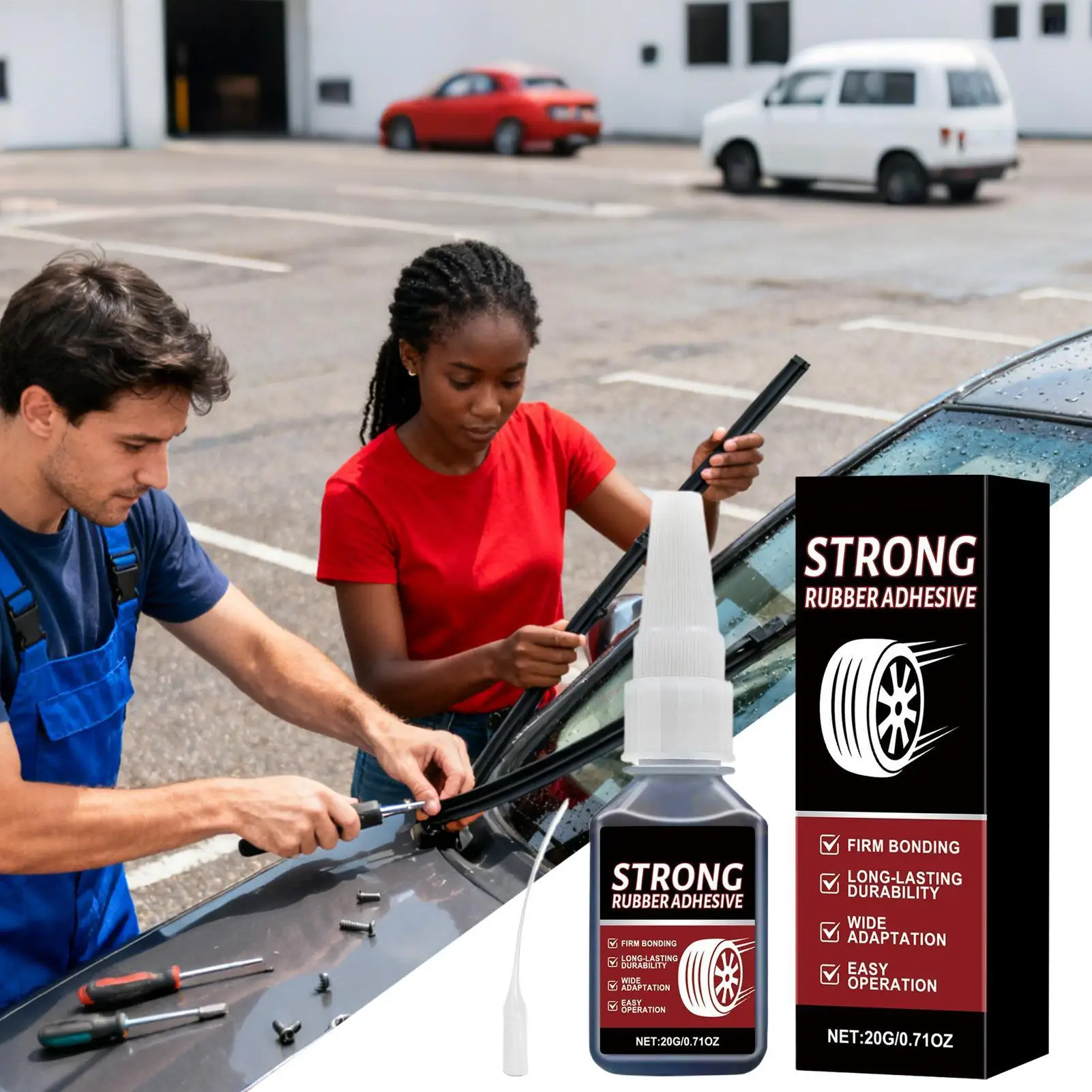 20G Multi-Purpose Car Instant Glue Quick-Dry Adhesive Repair Sealer Rubber Bonding Cement For Dashboard Tire Headlights Handles