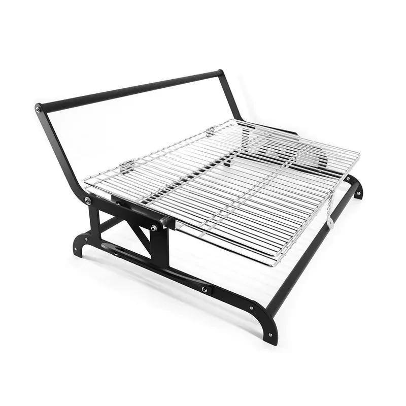 Portable Folding Charcoal Grill – Flip Design Outdoor Camping / Picnic / Backyard BBQ