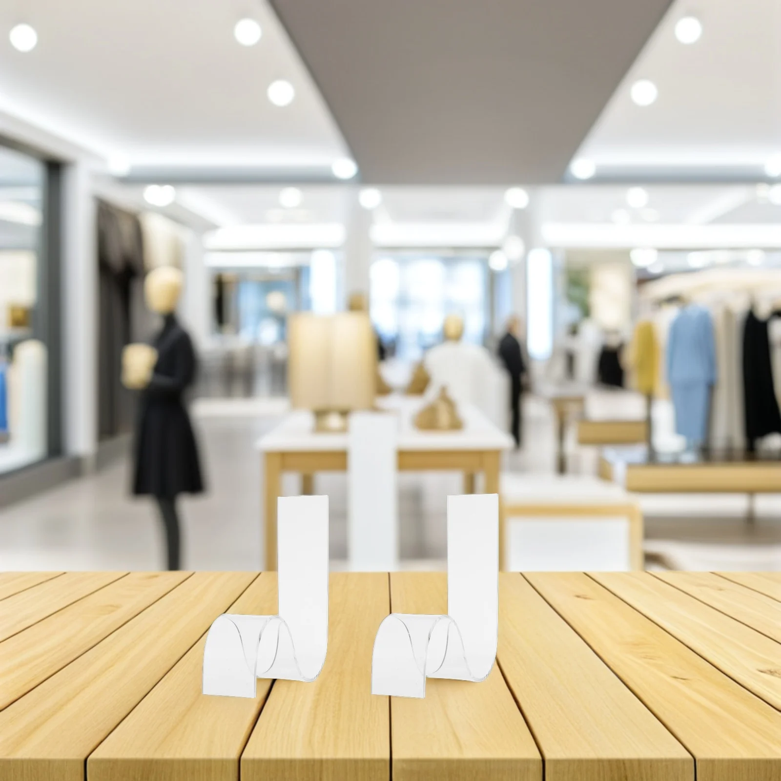 

6pcs Acrylic Shoe Holder Rack Clear Display Shelf for High Heels Sandals Shoes Organizer Space Saving Closet Racks Shelves