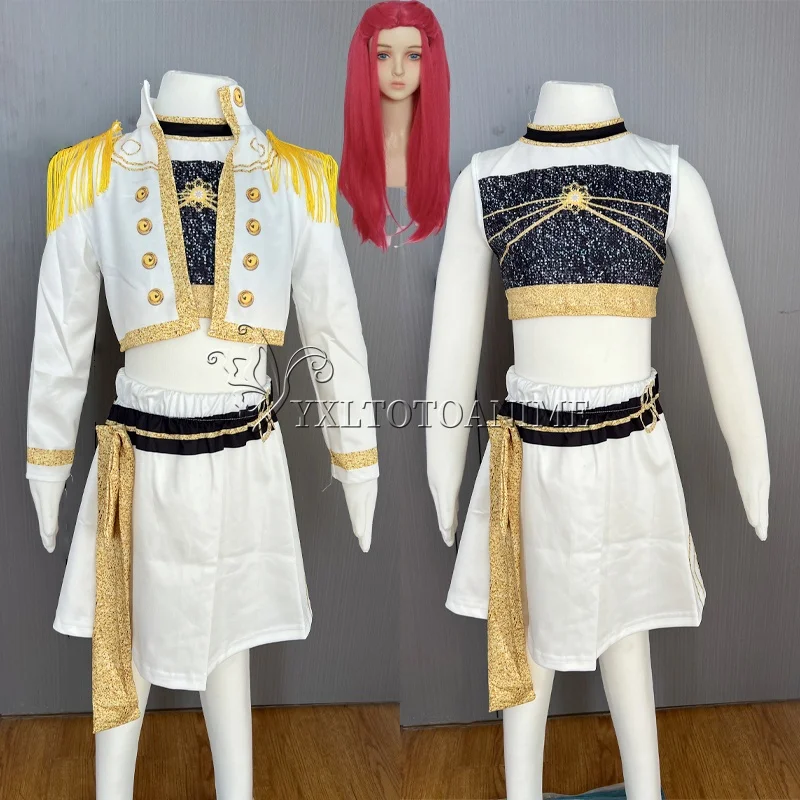 2025 Film-Cosplay-Kostüme für Halloween Anime-Uniform 3D-Druck Bühnen-Sänger-Tanzkleidung Set