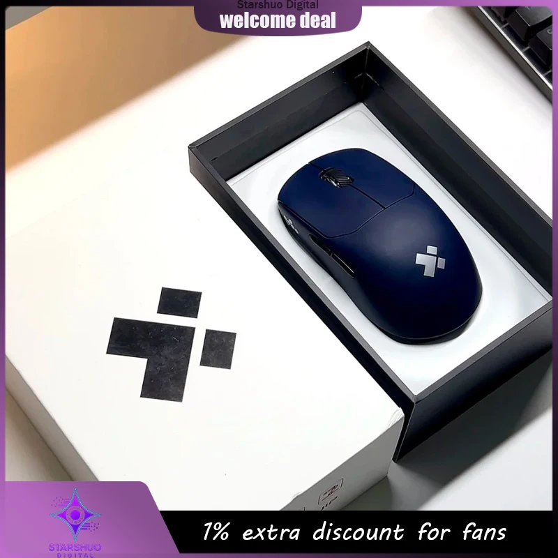 

Siberia EX Wireless Mouse Lightweight Esports Gaming Dual 8K Wired Mouse PAW3950 Ergonomic Design 45g High Performance