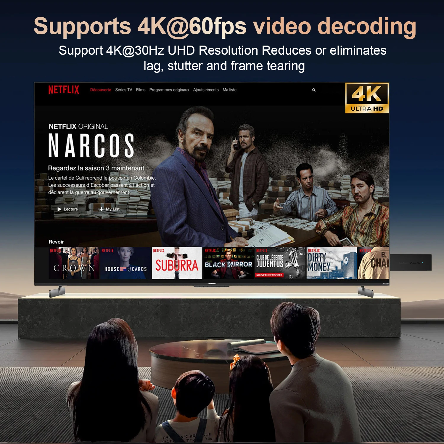 WESOPRO Android TV Stick G2 plus IPTV Dongle 4K Streaming Media Player 2GB RAM 8GB ROM ثنائي النطاق Wifi يدعم 2.4 جيجا هرتز و5.0 جيجا هرتز #3