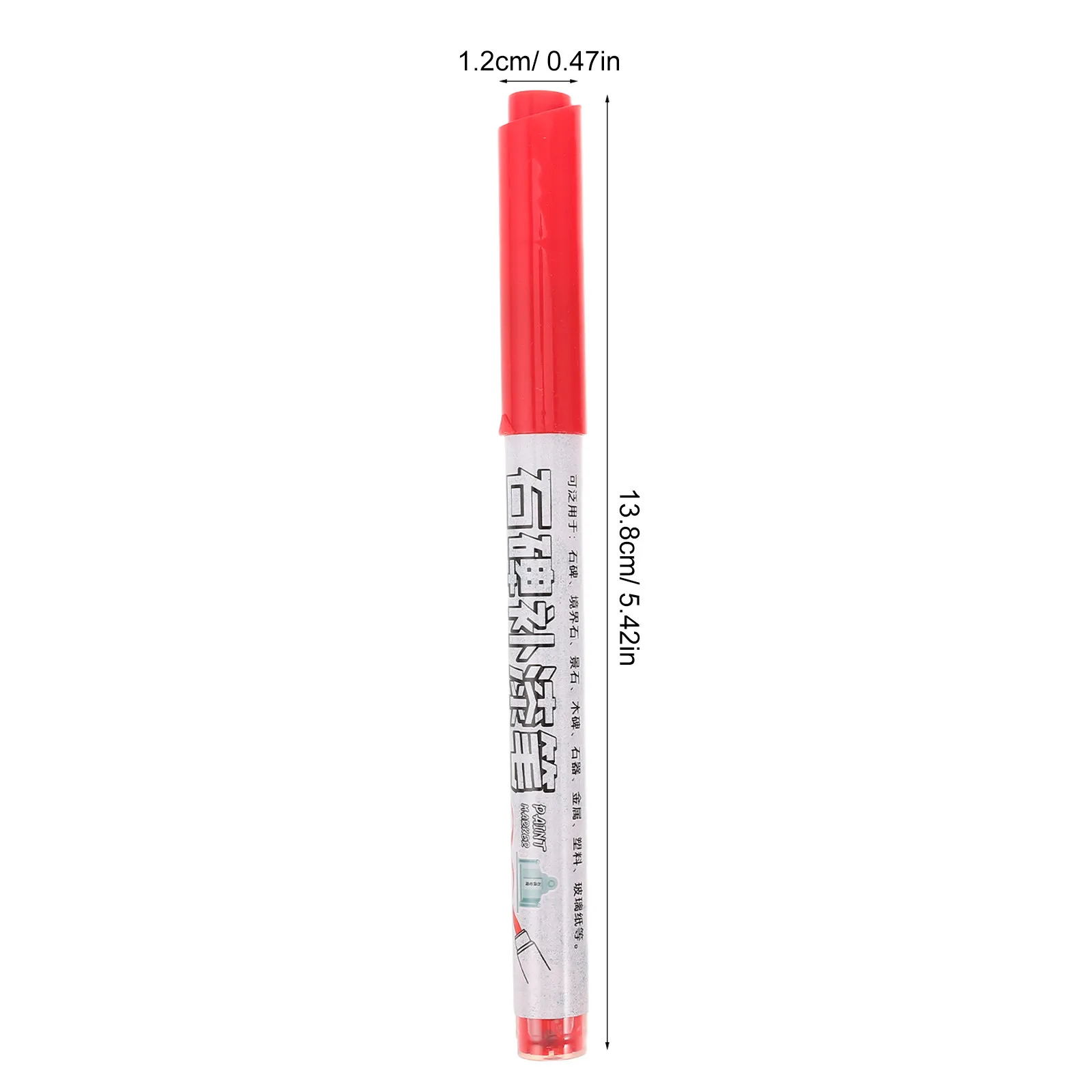 4Pcs Tombstone Paint Markers Oil Based Waterproof Quick Dry Fine Tip for Cemetery Rock Lettering Memorial Restoration