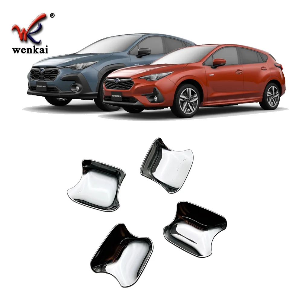 Car Door Handle Bowl Cover Protector Cap For 2024 Subaru Crosstrek Impreza Exterior Accessories