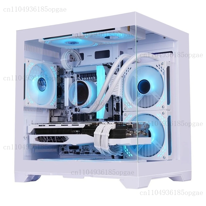 MINI No A-pillar Glass Sea View Room Computer Chassis Desktop MATX240 Water Cooling