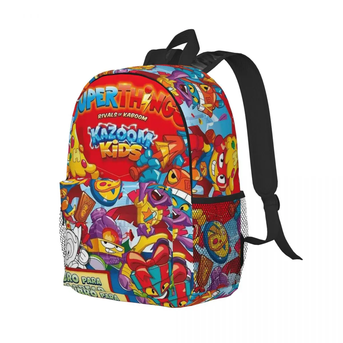 

Super Zings Superthings Cartoon Backpack Student Boys Girls BookBag Children School Bag Computer Shoulder Bags for Men Women