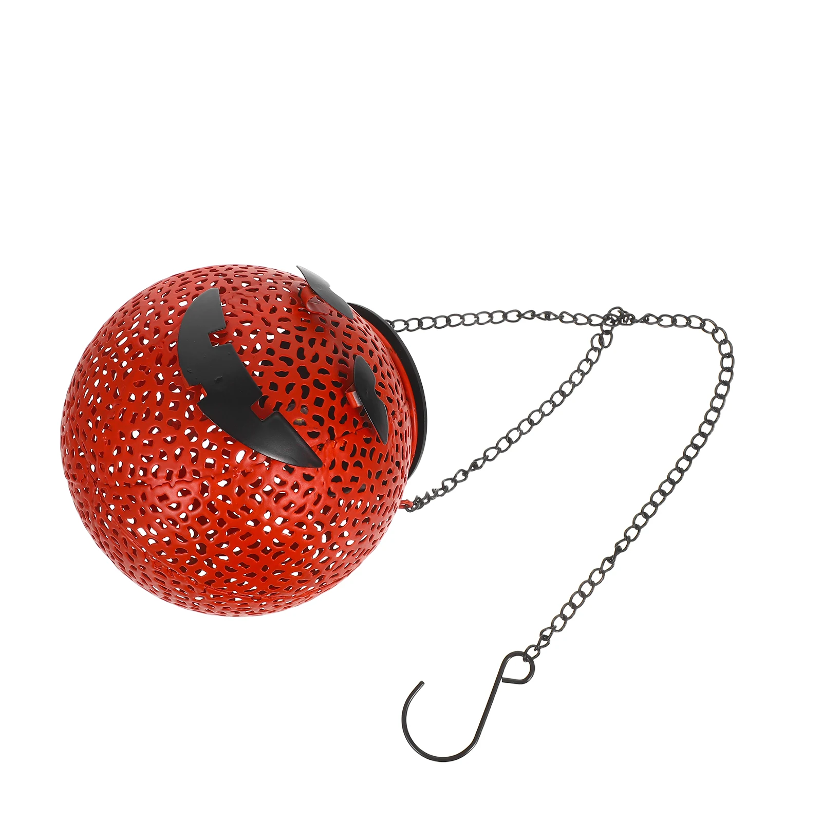 

Solar Pumpkin Lantern Decorations for outside Outdoor Garden Autumn Metal Powered Iron Lanterns Hanging