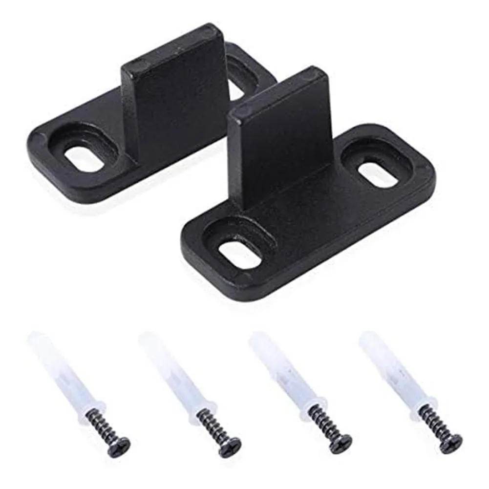 أدلة أرضية باب الحظيرة القابلة للتعديل، تصميم دعامة L من الفولاذ متوافق مع الأبواب المخددة وغير المزخرفة وتعمل بهدوء #1