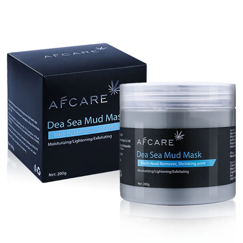 Dead Sea Mineral Mud Mask Scented 100% Natural for Face And Body - Pore Minimization Blackhead & Wrinkle Removal
