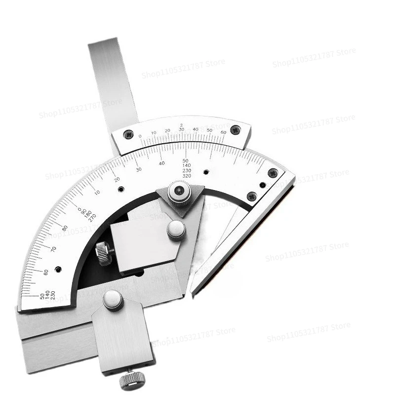 For High-precision Universal Angle Ruler, Multifunctional Stainless Steel Industrial Protractor, Measuring Instrument Tool