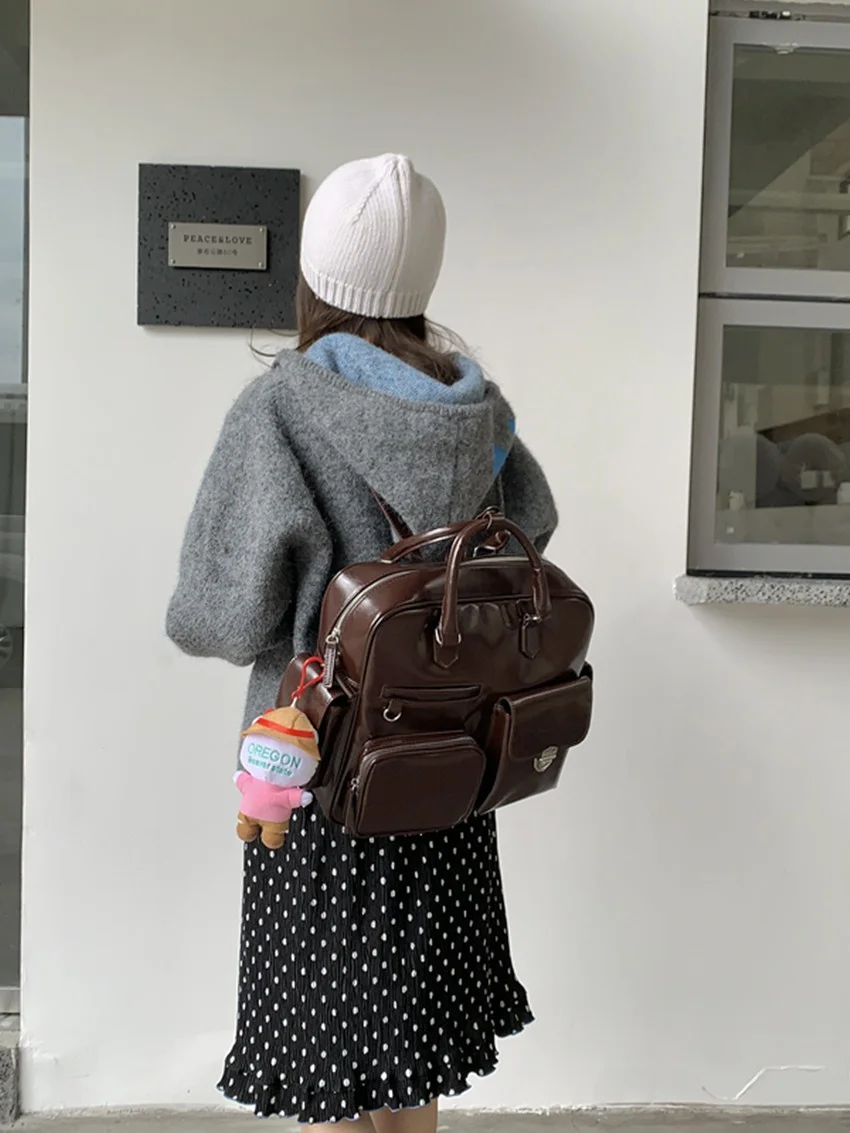 fat-2025-autumn-winter-new-retro-college-sle-multi-ket-double-oulder-bapa-women-casual-bapa-versatile-daily-use