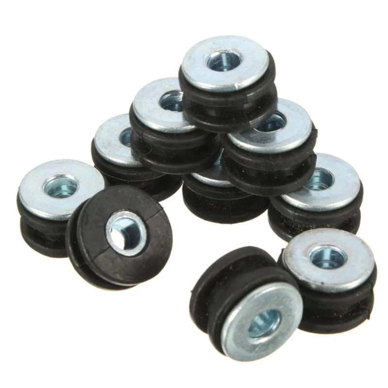 20Pcs Motorcycle Rubber Grommets Kits Motorcycle Windshield Bolts For Honda Yamaha Suzuki Kawasaki Fairings Rubber