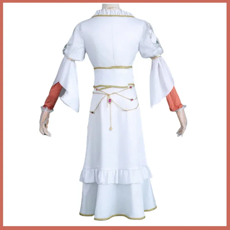Kostium Cosplay Identity Ⅴ Ada Mesmer Psycholog Juliet Peruka Biała Spódnica Narodowość Kobieta Sexy Tradycyjny F8;c'4,t;6.j'2;