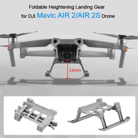 Wtohoby Landing Gear for For DJI Mavic Air 2 / Air 2S Drone Foldable Expansion Leg Landing Skid Heighten Kit Drone Accessories